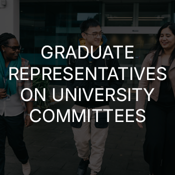 An elected graduate student representative offers University Committees their unique perspectives and views on various graduate student issues and aspects of university life.